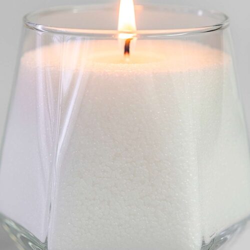 ⁦Diamond Shaped Glass Candle Holder⁩ – תמונה ⁦3⁩